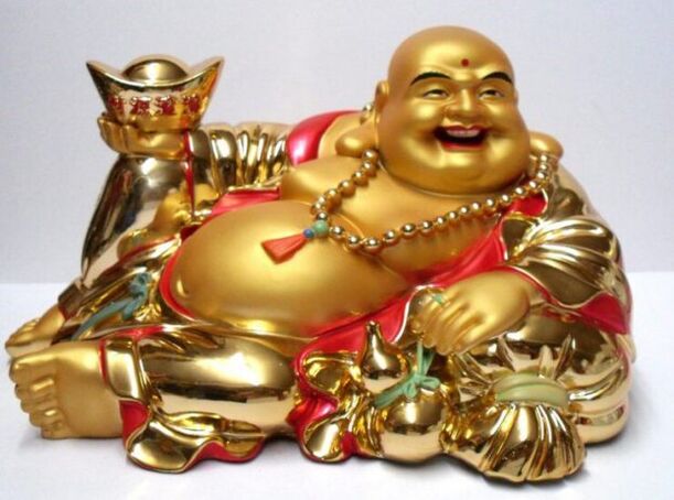 Dios Budai talismán eficaz de riqueza, buena suerte y felicidad.