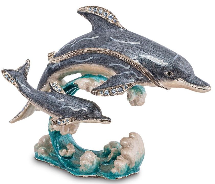 Figuritas de delfines para atraer la buena suerte